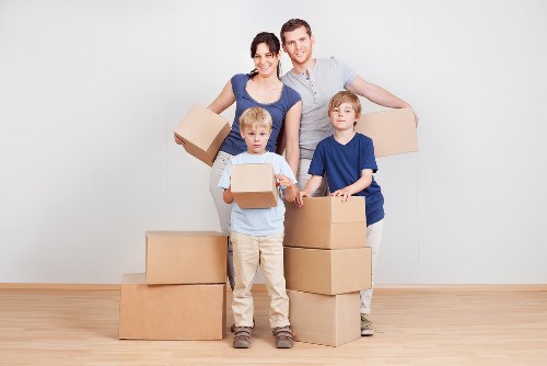 Careful loading of sofas and household furniture for transport in Stepney
