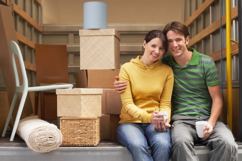 Domestic flat move with a local removal van in Stepney
