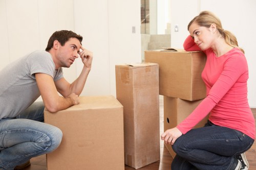 Prepared furniture collection van for Stepney removal service