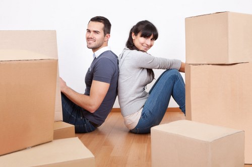 Careful packing and handling for a house move in Stepney